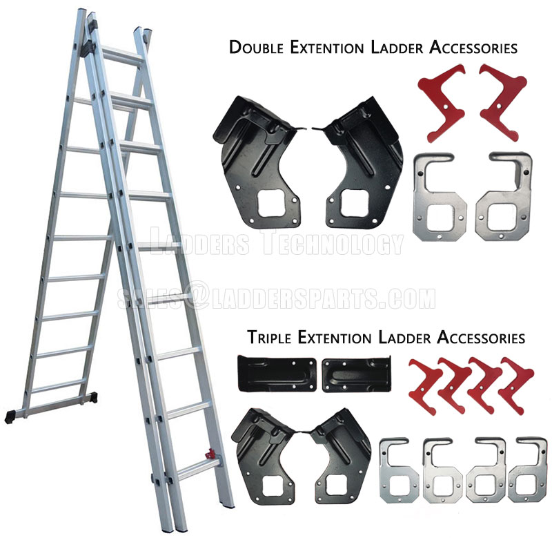 Full Set of the Aluminium Extention Ladder Accessories